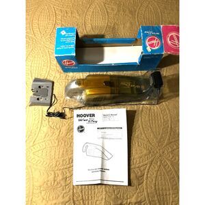 Vintage Hoover S1120 Wet/Dry Cordless Handheld Vacuum Handvac New Open Box NOS